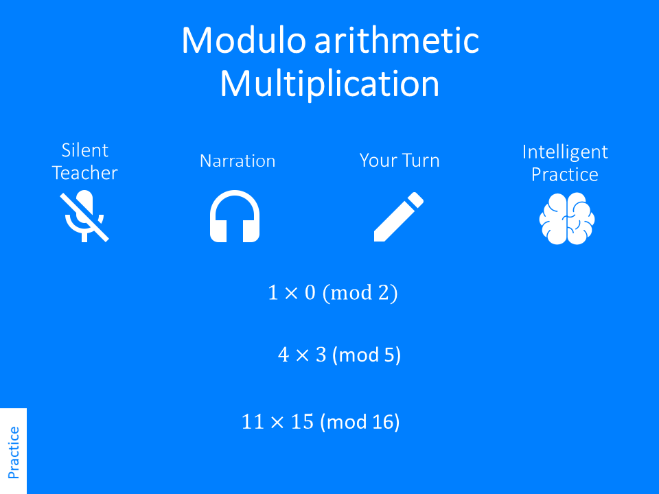 Modulo Arithmetic Multiplication Variation Theory