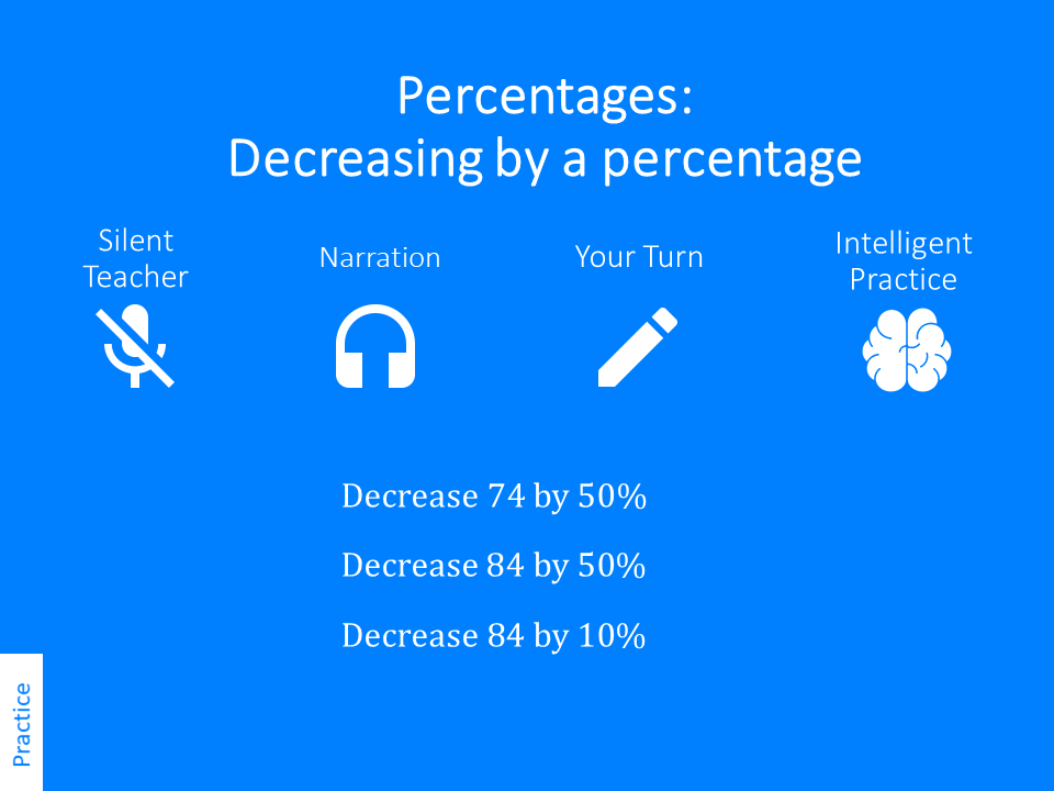 Decreasing By A Percentage – Variation Theory